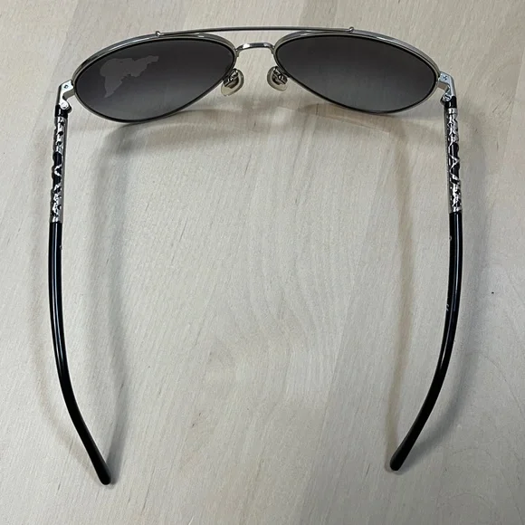 Burberry 3089 Silver & Black Aviator Sunglasses FRAMES ONLY - Picture 6 of 16